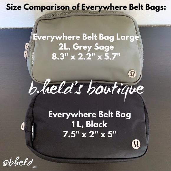 🆕 lululemon Everywhere Belt Bag *Large Version 2L Volume in Silver Drop New NWT - Picture 13 of 16